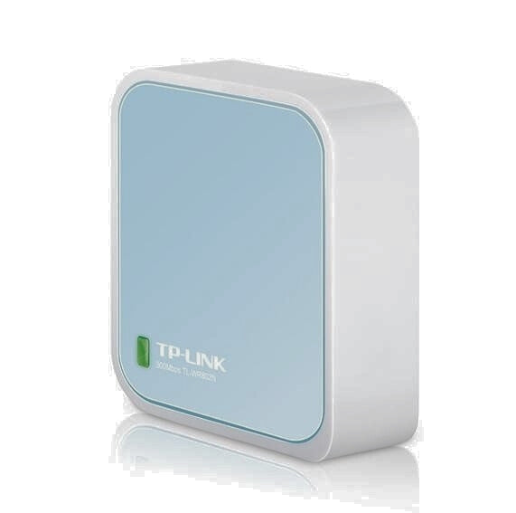 ROUTER WIRELESS ADATTATORE SMART TV/DECODER PORTATILE 300MBPS (TL-WR802N )