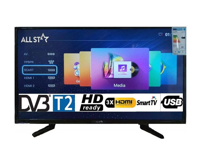 TV LED 55" ASSTV554KUHDS ULTRA HD 4K SMART TV WIFI DVB-T2 ANDROID
