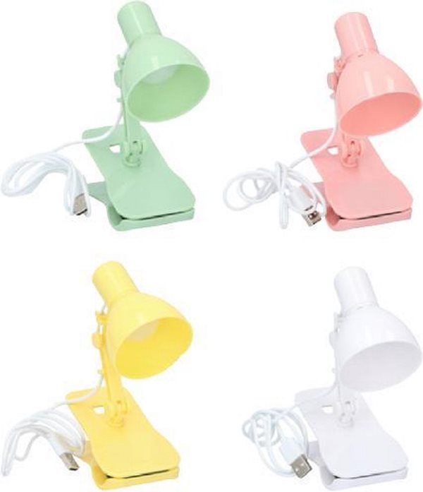 LAMPADA DA LETTURA USB A 3 LED (16964) ROSA