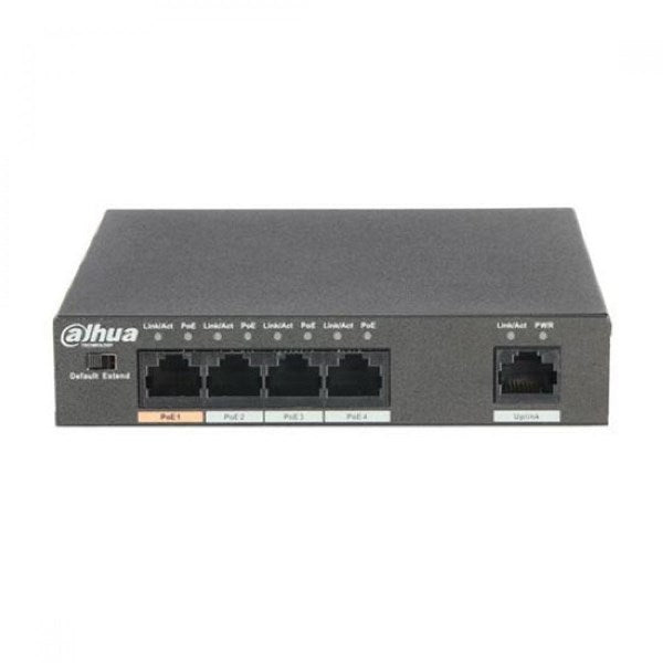 SWITCH RETE 3 PORTE POE + 1 PORTA HI-POE + 1 PORTA 10/100MBPS 60W (PFS3005-4ET-6