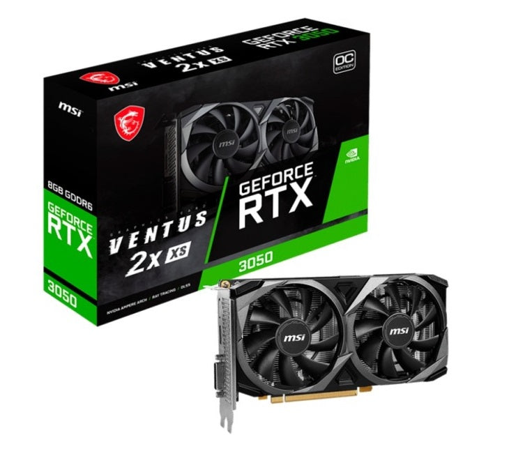 SCHEDA VIDEO GEFORCE RTX 3050 VENTUS 2X XS OC 8 GB (V809-4266R)