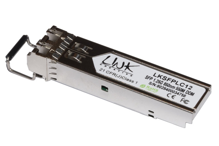 MODULO MINIGBIC (SFP) MULTIMODE LC DUPLEX 1000Base-SX, 850nm 1,25 GBPS 550 MT CO