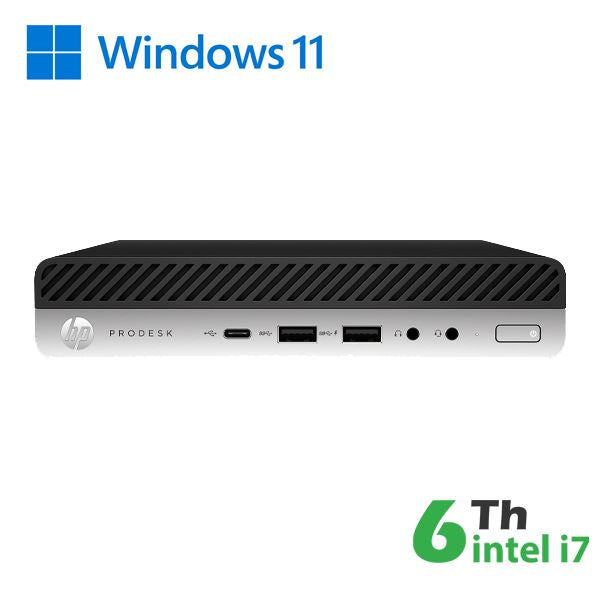 PC HP 600-800 G3 MINI PC INTEL CORE I7-6X00T 16GB 480GB SSD WINDOWS 11 PRO - RIC