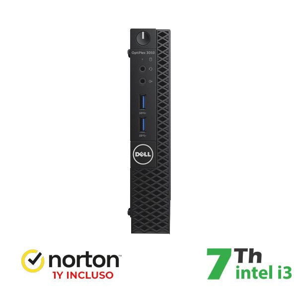 BUNDLE PC MINI DELL 3050M INTEL CORE I3-7GEN. + NORTON ANTIVIRUS (RN45422301) PI