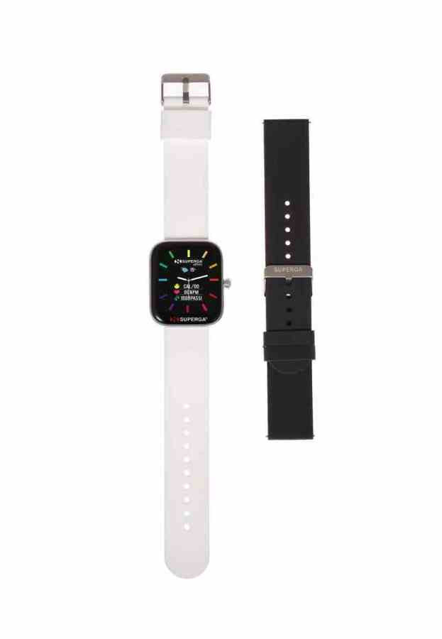 SMARTWATCH SWT-STC002 + CINTURINO UNIKO SILICONE BIANCO O NERO