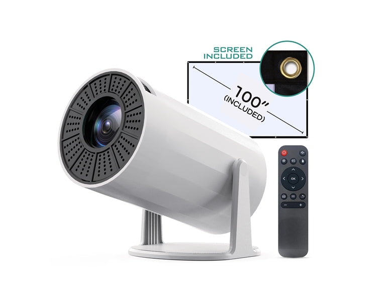VIDEOPROIETTORE PRJ 5000 CON SCHERMO 100 POLLICI