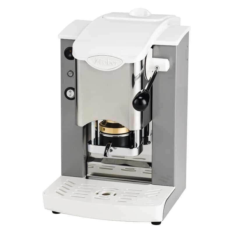 MACCHINA DA CAFFE' A CIALDE PLAST SLOT INOX GRIGIO ABS SILVER/BIANCO (SIGRIBBASO