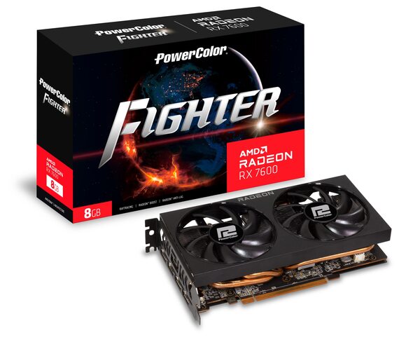 SCHEDA VIDEO RADEON RX7600 FIGHTER 2.0 8GB (RX7600 8G-F/V2)
