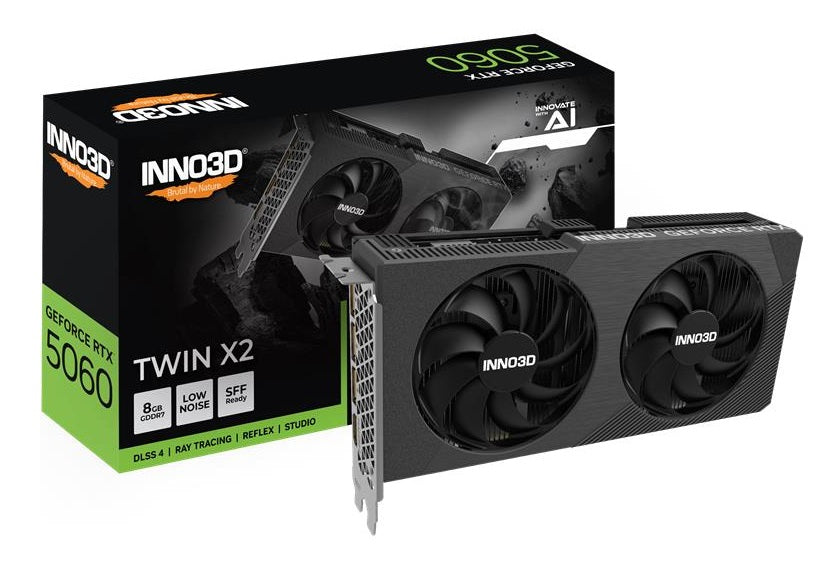 SCHEDA VIDEO GEFORCE RTX 5060 8 GB TWIN X2 GDDR7 (N50602-08D7-195071N)
