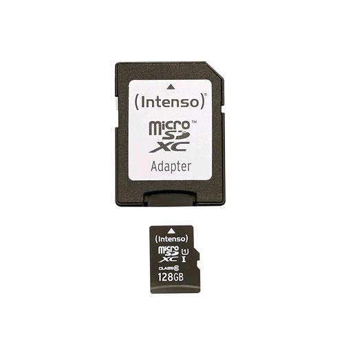 INTENSO MICRO SDXC 128GB CLASSE 10 CON ADATTATORE