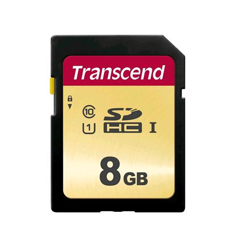 TRANSCEND 500S 8GB SDHC UHS-I CLASSE 10