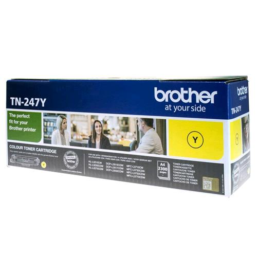 BROTHER TN-247Y TONER ALTA CAPACITA' GIALLO 2.300 PAG PER HLL3210CW / HLL3230CDW