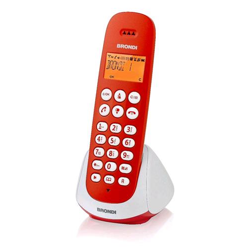 BRONDI ADARA CORDLESS DECT ROSSO/BIANCO
