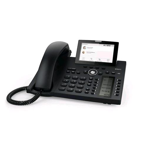 SNOM D385 TELEFONO IP 4.3" 12 LINEE BLACK