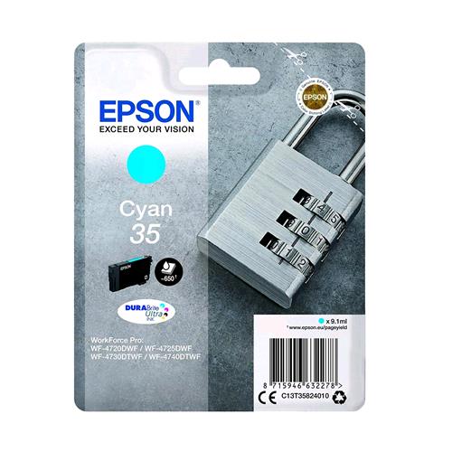 EPSON 35 CARTUCCIA INK 9.1 ML CIANO