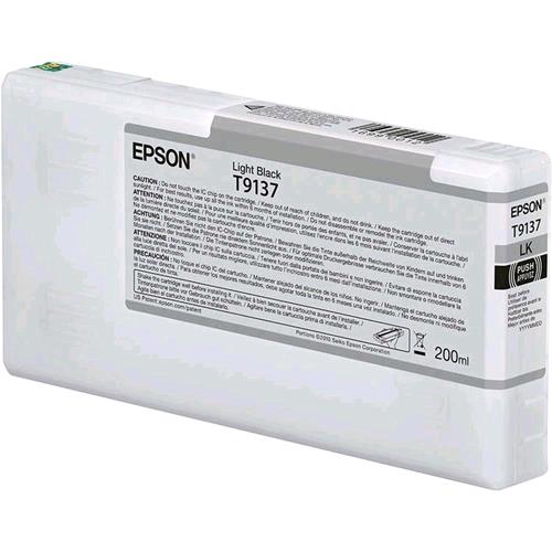EPSON T9137 CARTUCCIA INK 200 ML NERO LIGHT