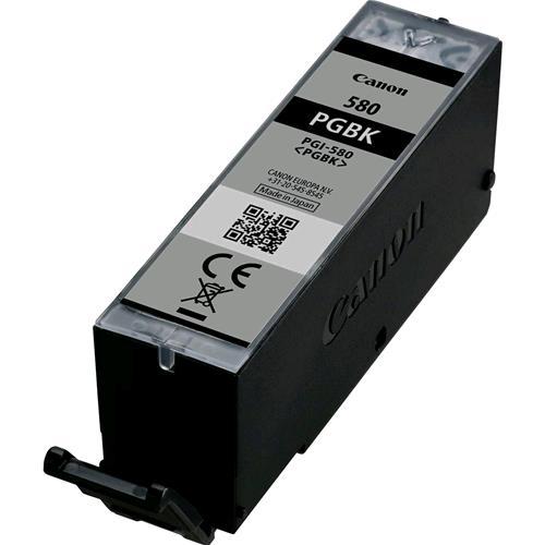 CANON PGI-580PGBK CARTUCCIA INK NERO 11.2 ML PER PIXMA TS6251, TS6350, TS6351, T