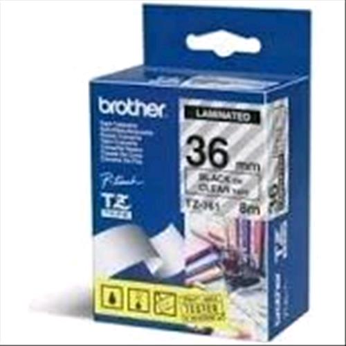 BROTHER TZE-161 NASTRO TZ NERO / TRASP