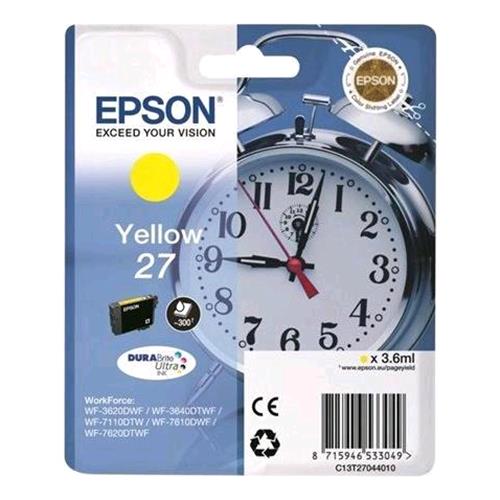 EPSON 27 CARTUCCIA INKJET 300 PAG GIALLO