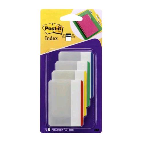 3M POST-IT INDEX STRONG 686-A SEGNAPAGINA RIGIDO PER CASSETTIERA 50.8MMx38.1MM C