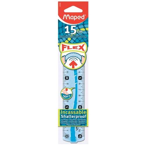 MAPED RIGHELLO INFRANGIBILE IN PLASTICA 15 CM