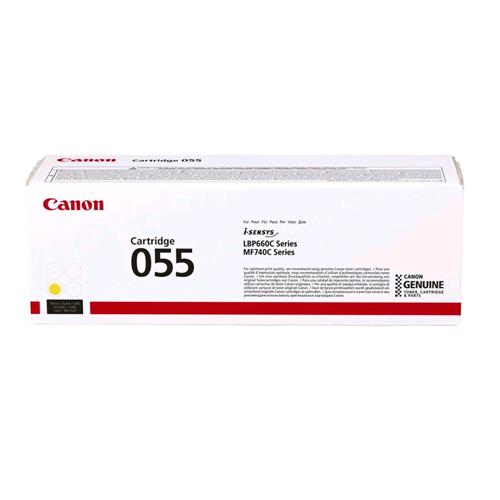 CANON 055 TONER GIALLO PER LBP664Cx - LBP663Cdw - MF746Cx - MF744Cdw - MF742Cdw