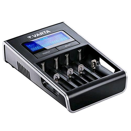 VARTA LCD DUAL TECH CARICABATTERIA PER BATTERIE AGLI IONI DI LITIO E NI-MH CON D