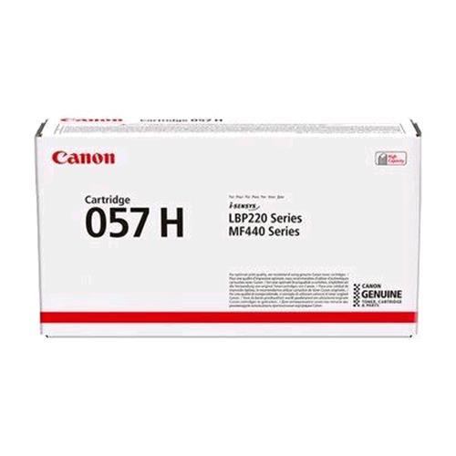 CANON 057 H TONER NERO PER i-SENSYS LBP223dw/ LBP226dw/ LBP228x/ MF443dw/ MF445d