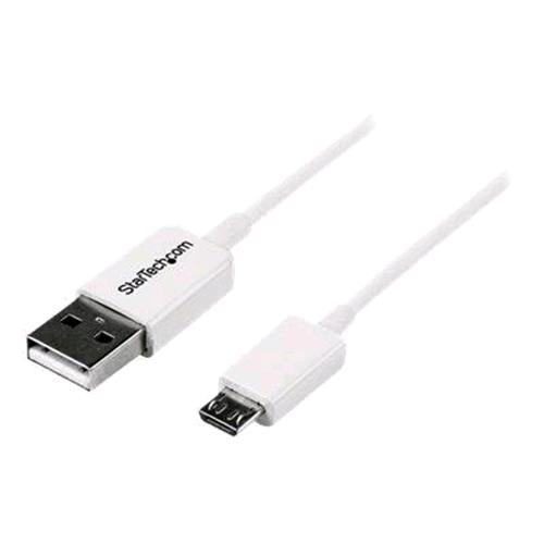 STARTECH CAVO MICRO USB 2.0 Micro-USB Tipo B (M) a USB (M) 2 MT BIANCO