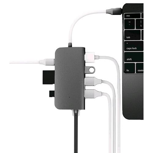 LMP MINIDOCK USB-C 8 PORTE HDMI-RJ45-SD-MICRO SD-3 USB-1 USB-C SPACE GREY