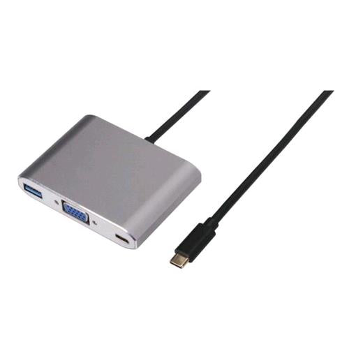 NILOX NX080200123 CAVO DI INTERFACCIA E ADATTATORE USB3.1 VGA USB3.1A TYPE-C SIV