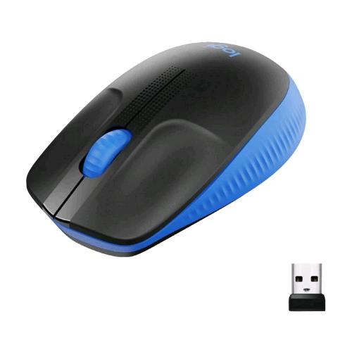 LOGITECH M190 FULL MOUSE WIRELESS DESIGN RICURVO AMBIDESTRO RICEVITORE USB NERO