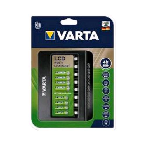 VARTA CARICABATTERIE LCD PER BATTERIE RICARICABILI AAA/AA MULTI CHARGER+