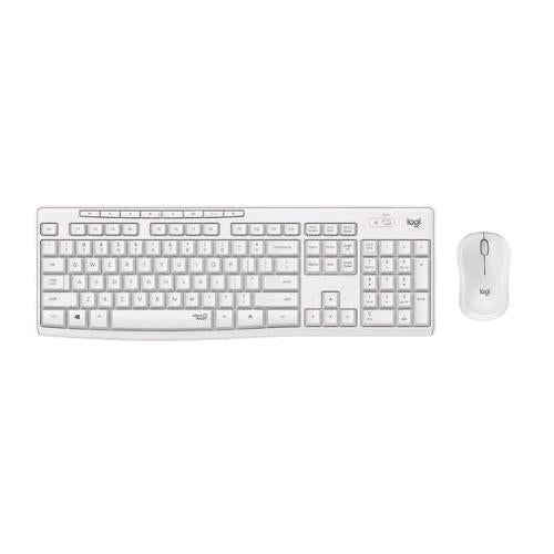 LOGITECH MK295 KIT TASTIERA E MOUSE WIRELESS SILENT USB LAYOUT ITALIA BIANCO