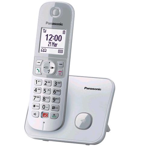PANASONIC KX-TG6851JTS CORDLESS DECT CON VIVAVOCE SILVER
