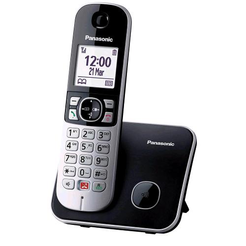 PANASONIC KX-TG6851JTB CORDLESS DECT CON VIVAVOCE BLACK/SILVER