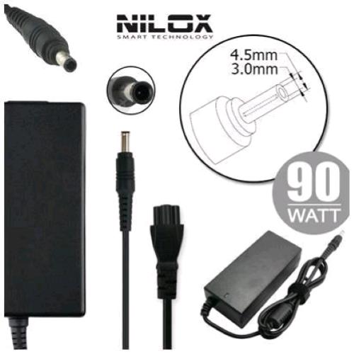 NILOX NLX90W-HP37D ALIMENTATORE PER NOTEBOOK HP 90W 19.5V 4.62A CONNETTORE 4.5MM