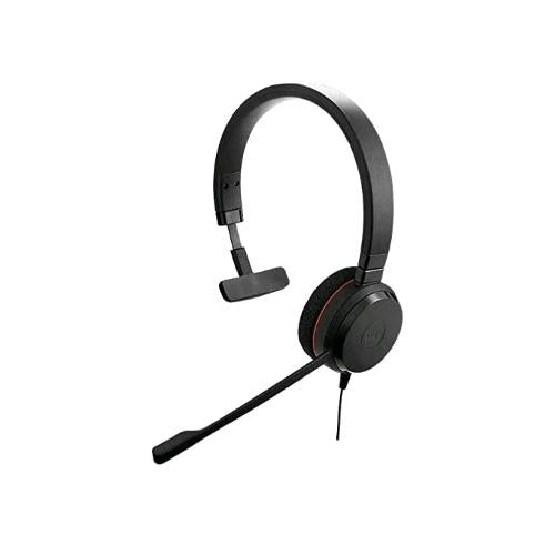 JABRA EVOLVE 20 CUFFIA CON MICROFONO MONOAURALE MS USB-C NERO