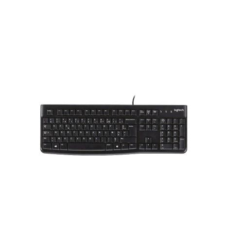 LOGITECH K120 TASTIERA IT USB CON PLUG-AND-PLAY TASTI SILENZIOSI RIBASSATI NERO