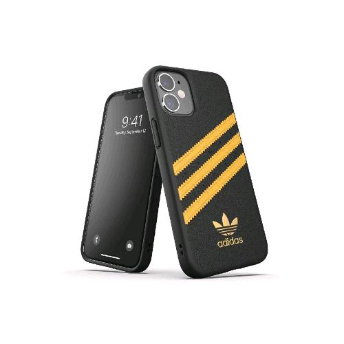 ADIDAS SAMBA APPLE iPHONE 12 MINI CUSTODIA IN TPU E POLIURETANO SIMILPELLLE NERO