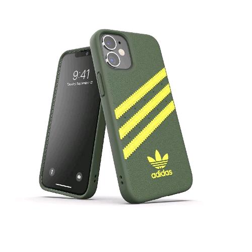 ADIDAS SAMBA APPLE iPHONE 12 MINI CUSTODIA IN TPU E POLIURETANO SIMILPELLLE VERD