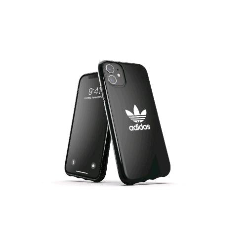 ADIDAS SNAP APPLE iPHONE 12 PRO MAX CUSTODIA IN TPU CON LOGO A TRIFOGLIO NERO BI