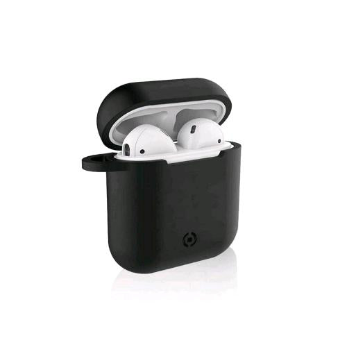 CELLY CUSTODIA PER BOX AIRPOD IN SILICONE NERO