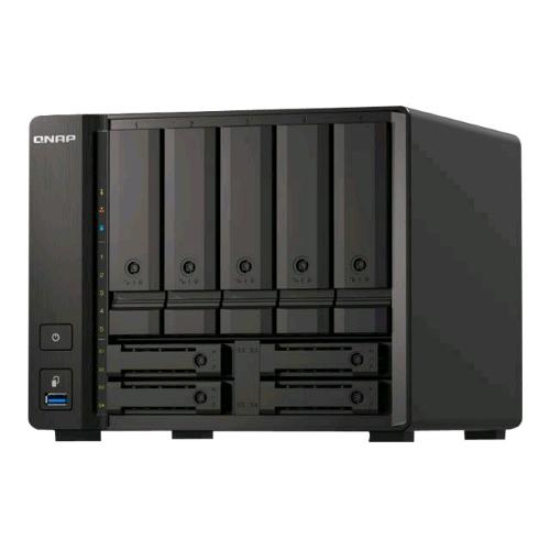 QNAP TS-H973AX-32G SERVER NAS 9 BAY HDD/SSD 2.5" 3.5" AMD V1500B RAM 32GB LAN 10