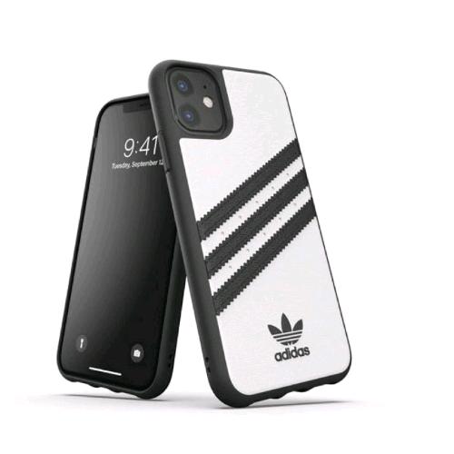 ADIDAS SAMBA APPLE iPHONE 12 MINI CUSTODIA IN TPU E POLIURETANO SIMILPELLLE NERO