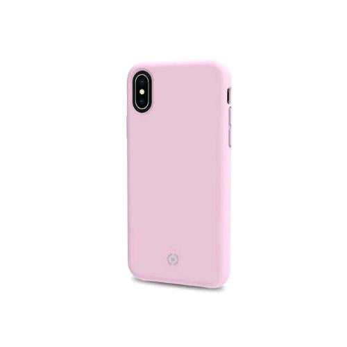 CELLY APPLE iPHONE XS MAX COVER IN SILICONE LIQUIDO CON FINITURA SOFT-TOUCH ROSA