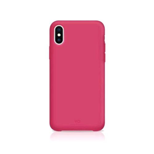 WHITE DIAMONDS APPLE iPHONE X/XS COVER IN SILICONE LIQUIDO IDROREPELLENTE ROSA