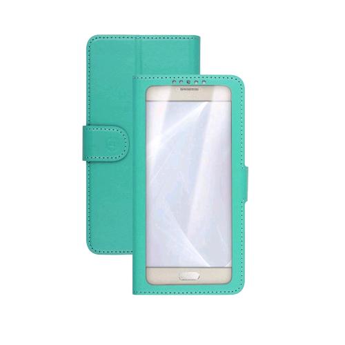 CELLY UNICA VIEW CUSTODIA A LIBRO UNIVERSALE 4.5"- 5.0" CON DISPLAY A VISTA E FU