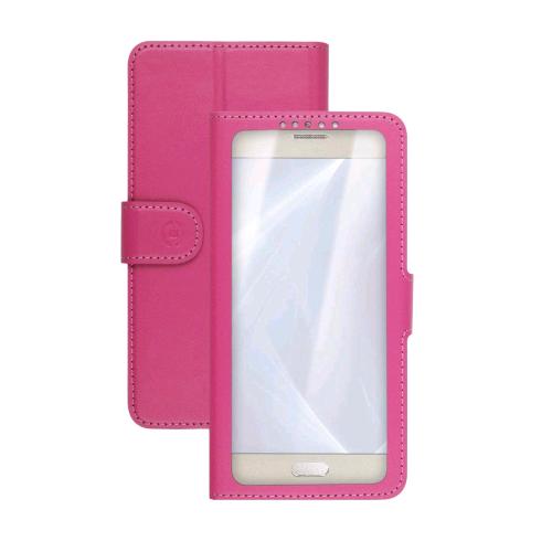 CELLY UNICA VIEW CUSTODIA A LIBRO UNIVERSALE 5.0"- 5.5" CON DISPLAY A VISTA E FU