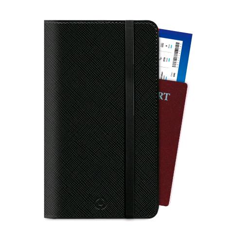 CELLY VENERE PORTADOCUMENTI IN SIMILPELLE CON CHIUSURA MAGNETICA NERO